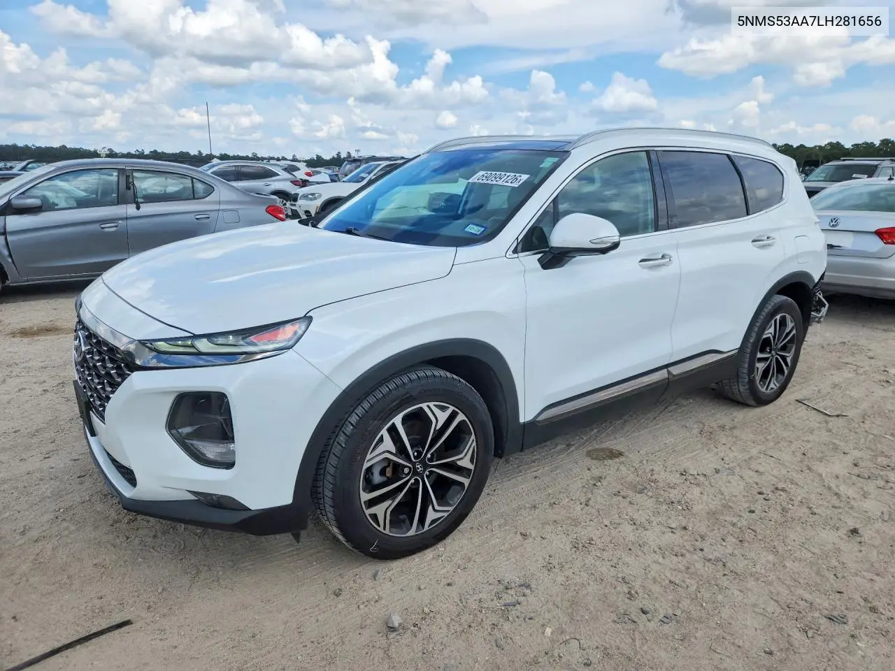 HYUNDAI SANTA FE 2020, VIN 5NMS53AA7LH281656