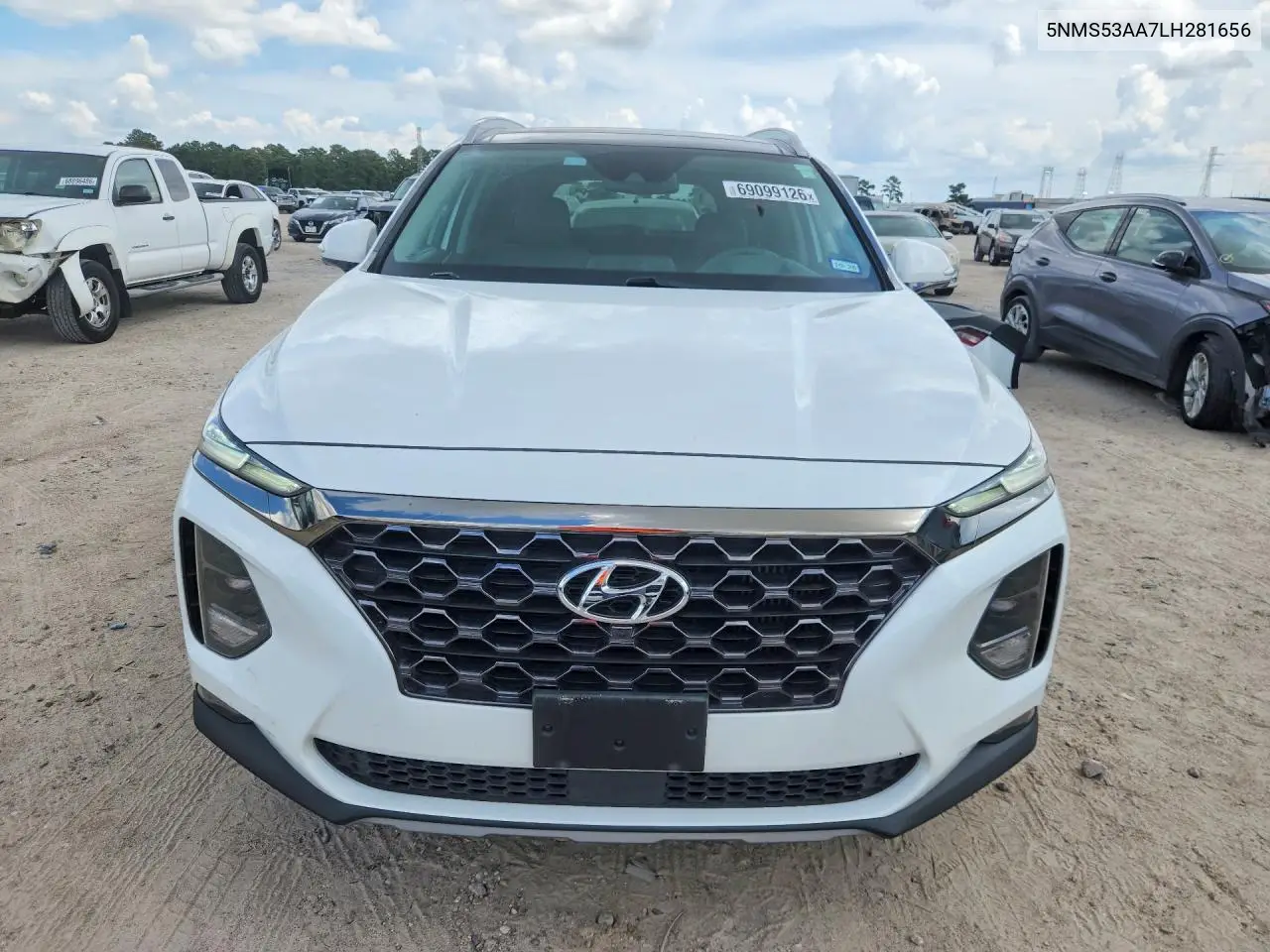 2020 HYUNDAI SANTA FE VIN 5NMS53AA7LH281656 — фото 5