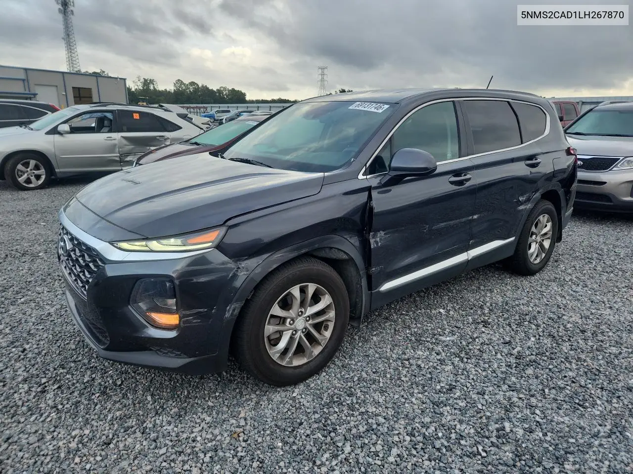 HYUNDAI SANTA FE 2020, VIN 5NMS2CAD1LH267870
