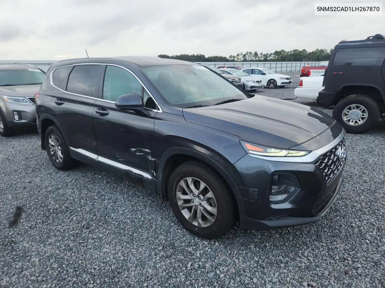 2020 HYUNDAI SANTA FE VIN 5NMS2CAD1LH267870 — фото 4