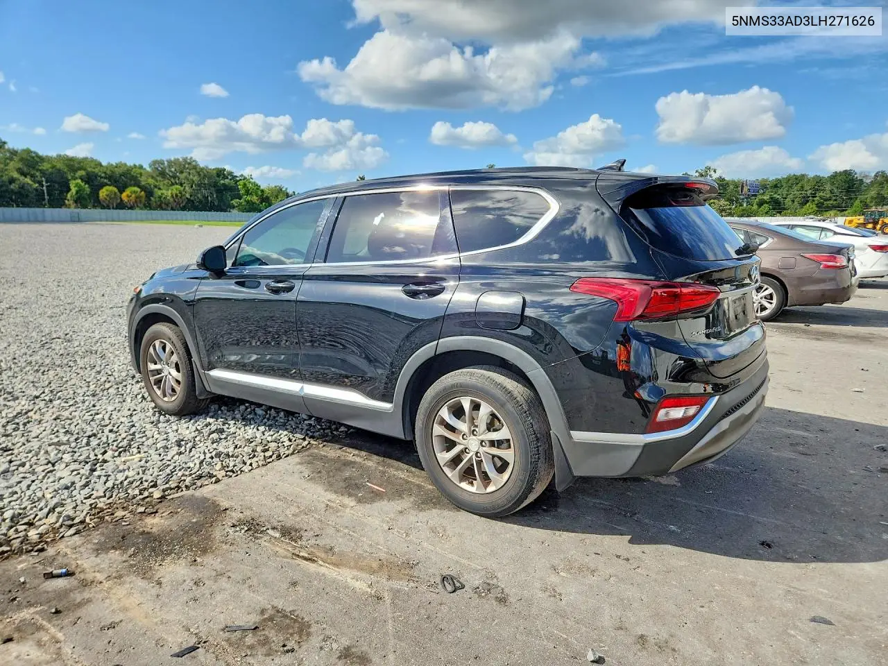 2020 HYUNDAI SANTA FE VIN 5NMS33AD3LH271626 — фото 2