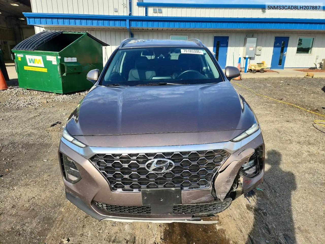 2020 HYUNDAI SANTA FE VIN 5NMS3CAD8LH207887 — фото 5