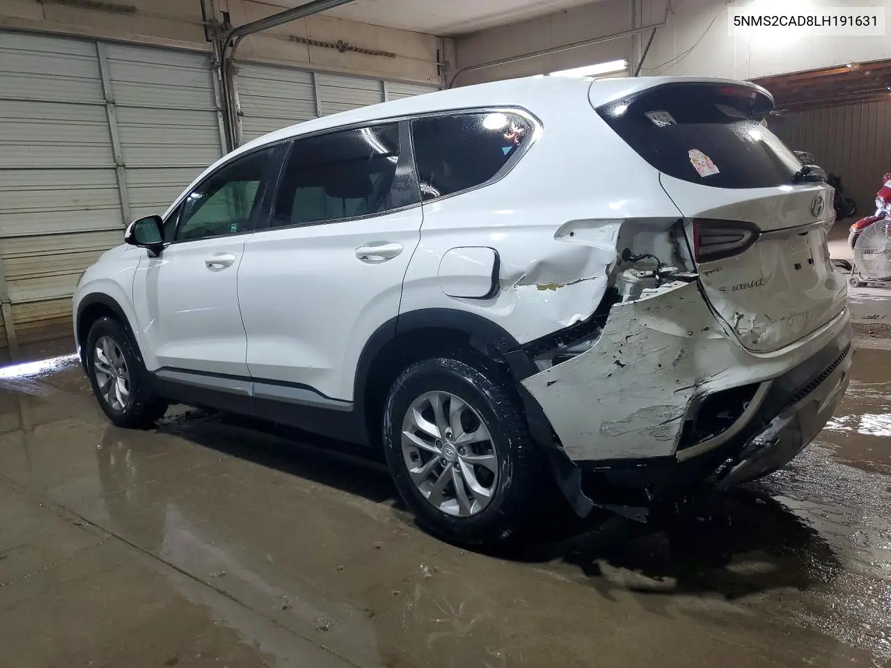 2020 HYUNDAI SANTA FE VIN 5NMS2CAD8LH191631 — фото 2
