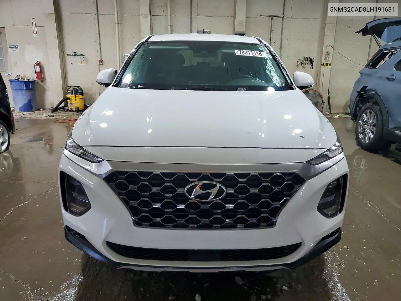 2020 HYUNDAI SANTA FE VIN 5NMS2CAD8LH191631 — фото 5