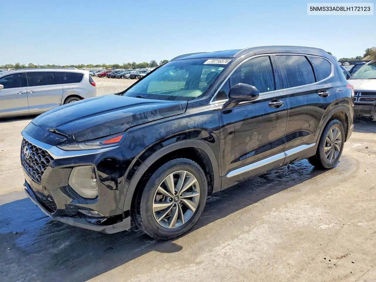 HYUNDAI SANTA FE 2020, VIN 5NMS33AD8LH172123
