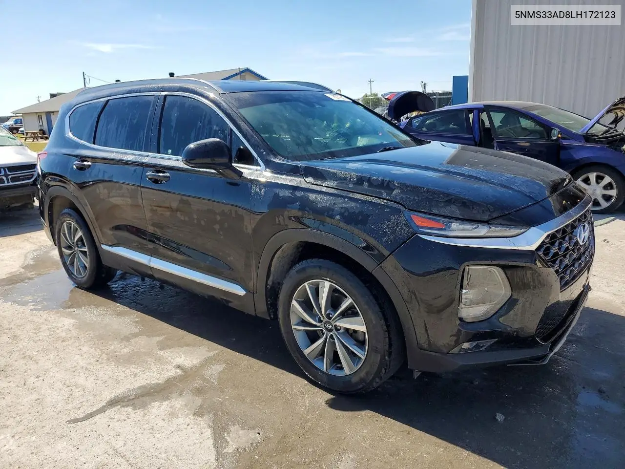 2020 HYUNDAI SANTA FE VIN 5NMS33AD8LH172123 — фото 4