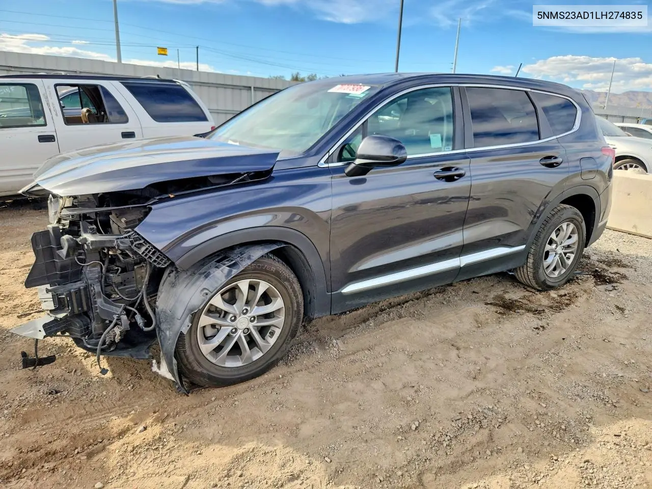 HYUNDAI SANTA FE 2020, VIN 5NMS23AD1LH274835