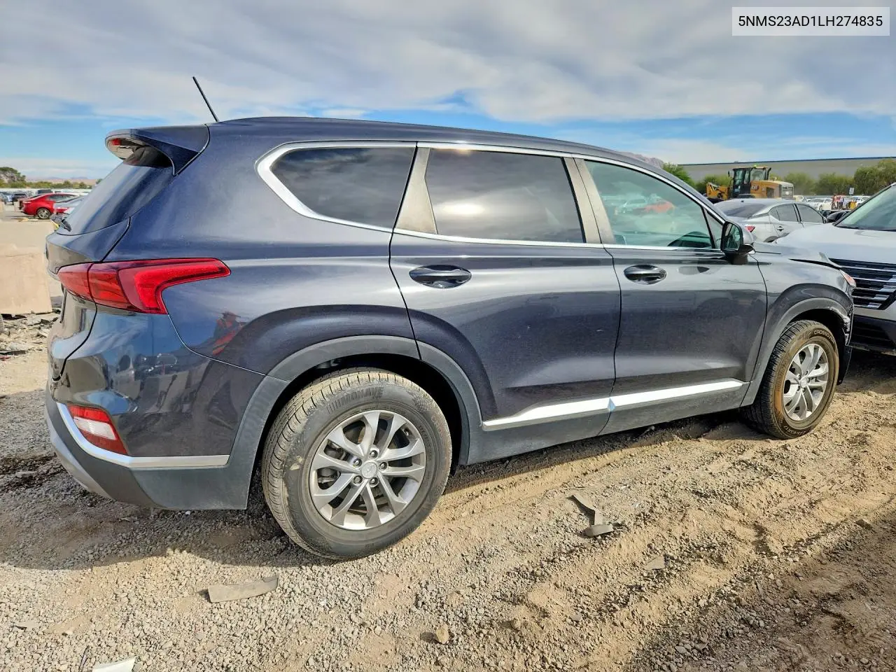 2020 HYUNDAI SANTA FE VIN 5NMS23AD1LH274835 — фото 3