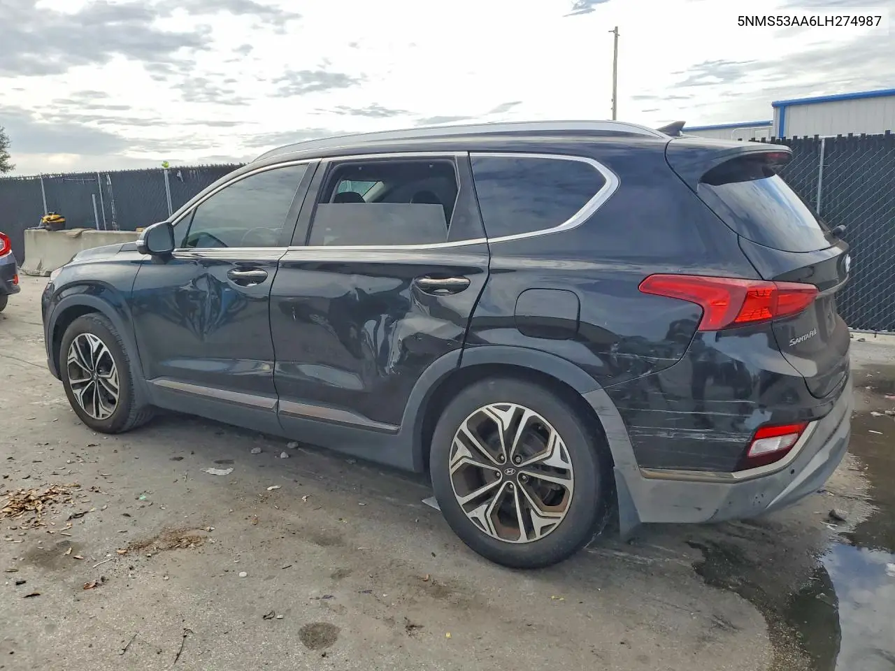 2020 HYUNDAI SANTA FE VIN 5NMS53AA6LH274987 — фото 2