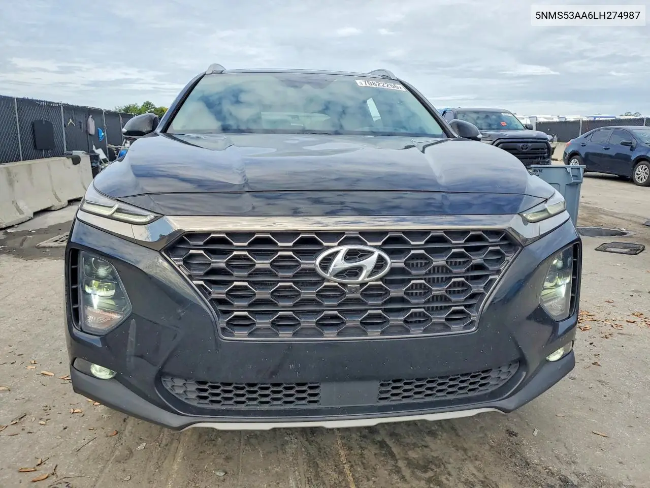 2020 HYUNDAI SANTA FE VIN 5NMS53AA6LH274987 — фото 5