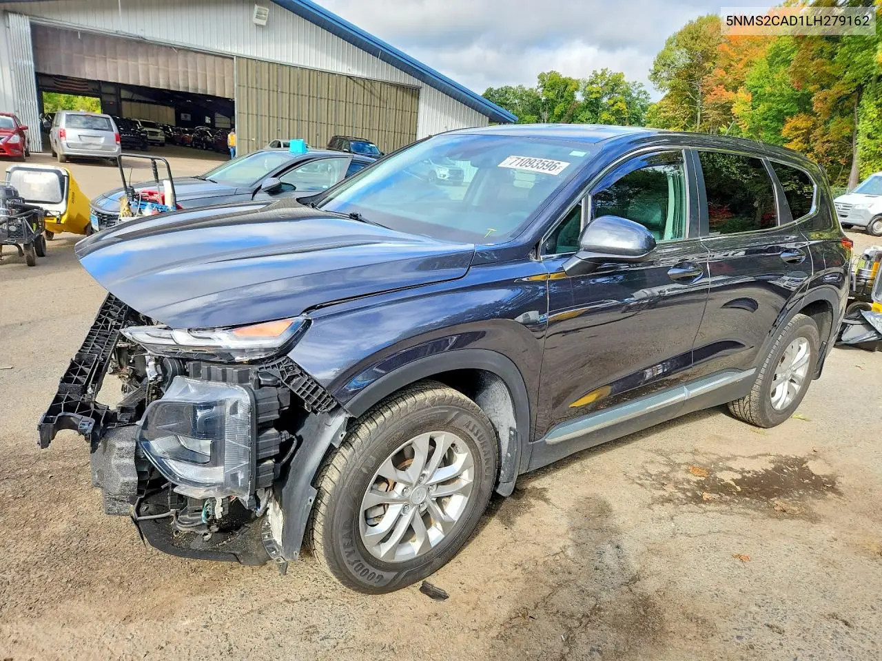 HYUNDAI SANTA FE 2020, VIN 5NMS2CAD1LH279162