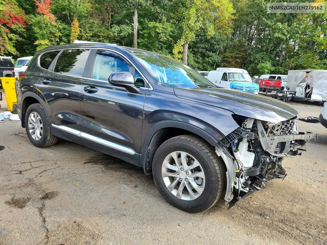 2020 HYUNDAI SANTA FE VIN 5NMS2CAD1LH279162 — фото 4