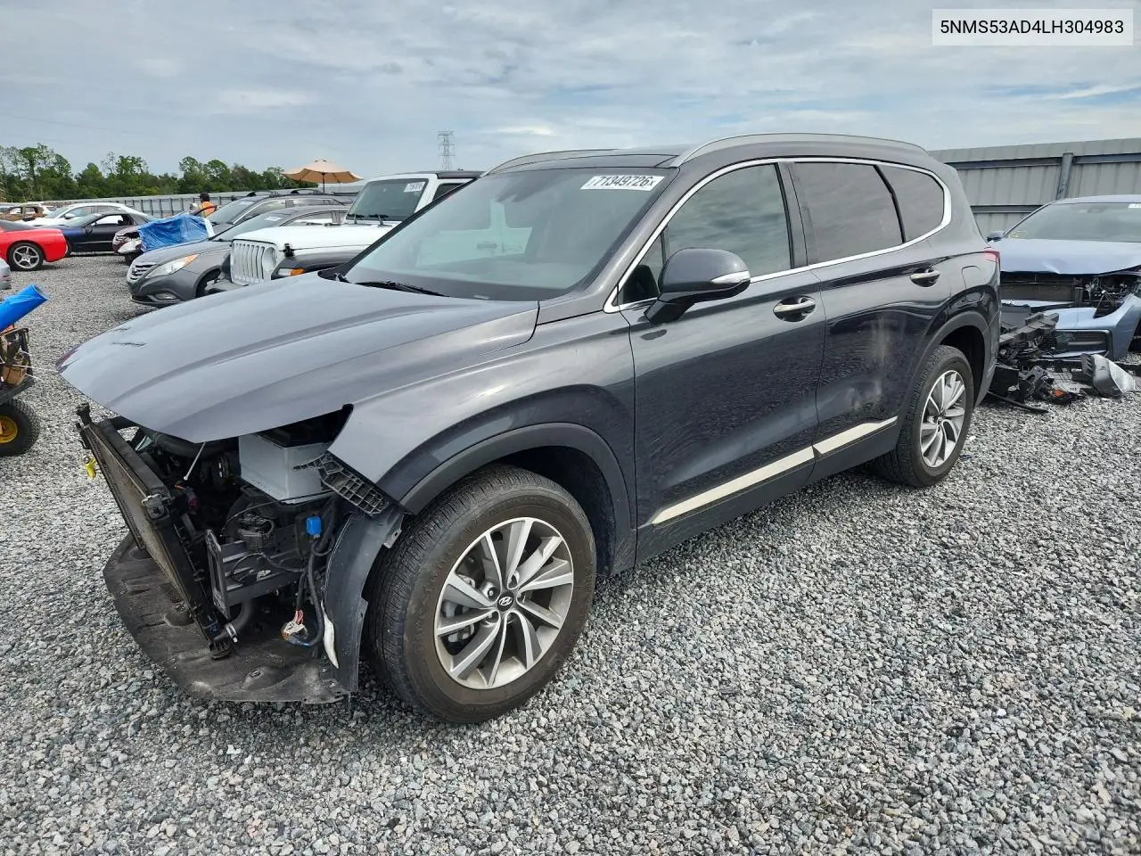 HYUNDAI SANTA FE 2020, VIN 5NMS53AD4LH304983