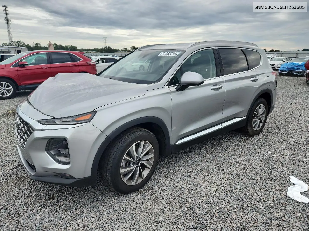 2020 HYUNDAI SANTA FE VIN 5NMS3CAD6LH253685 — фото 4