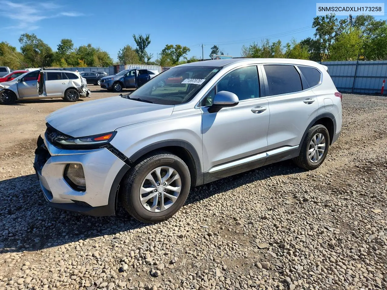 HYUNDAI SANTA FE 2020, VIN 5NMS2CADXLH173258