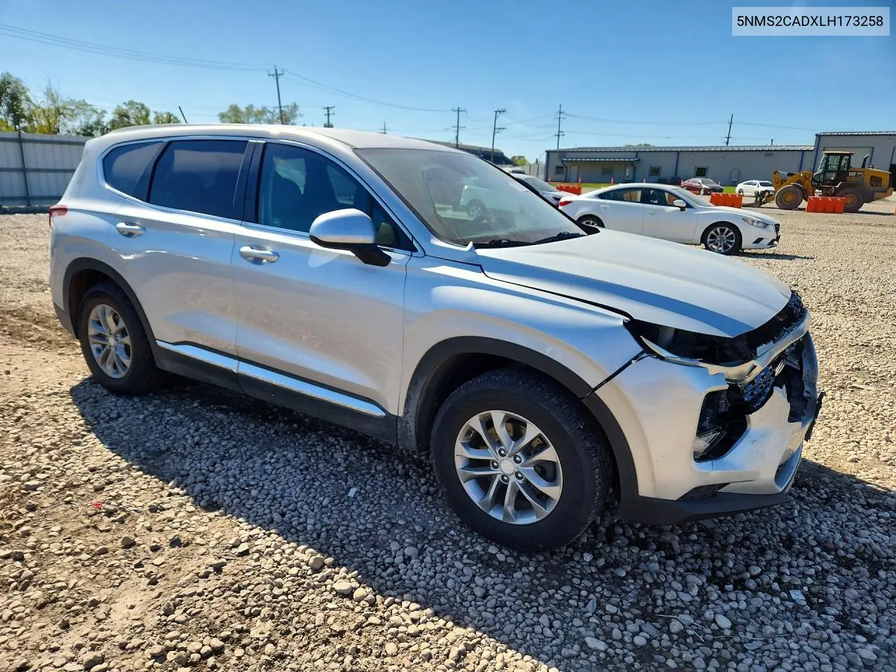 2020 HYUNDAI SANTA FE VIN 5NMS2CADXLH173258 — фото 4