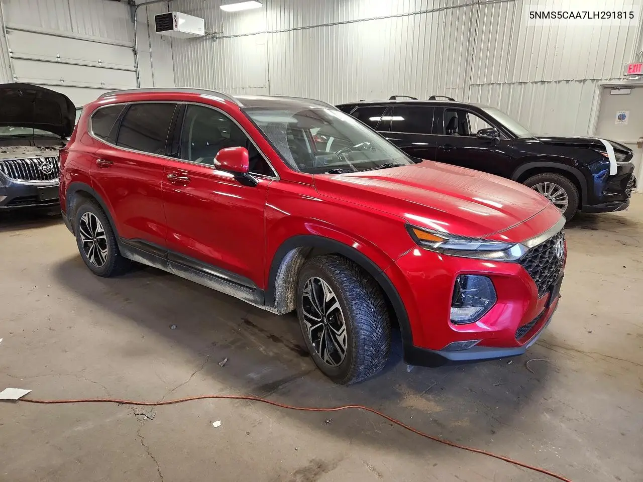 2020 HYUNDAI SANTA FE VIN 5NMS5CAA7LH291815 — фото 4