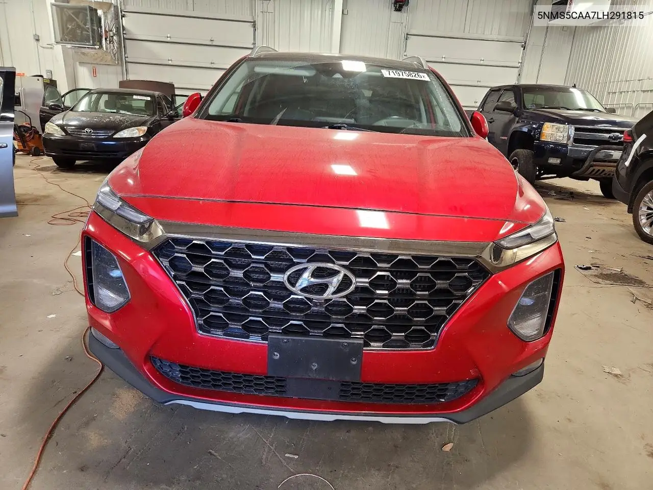 2020 HYUNDAI SANTA FE VIN 5NMS5CAA7LH291815 — фото 5