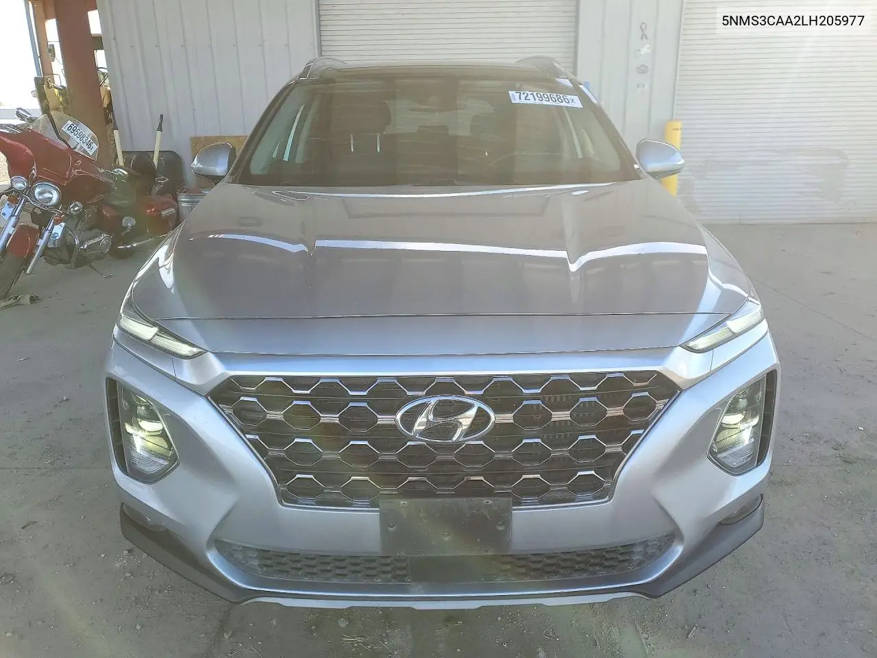 2020 HYUNDAI SANTA FE VIN 5NMS3CAA2LH205977 — фото 5
