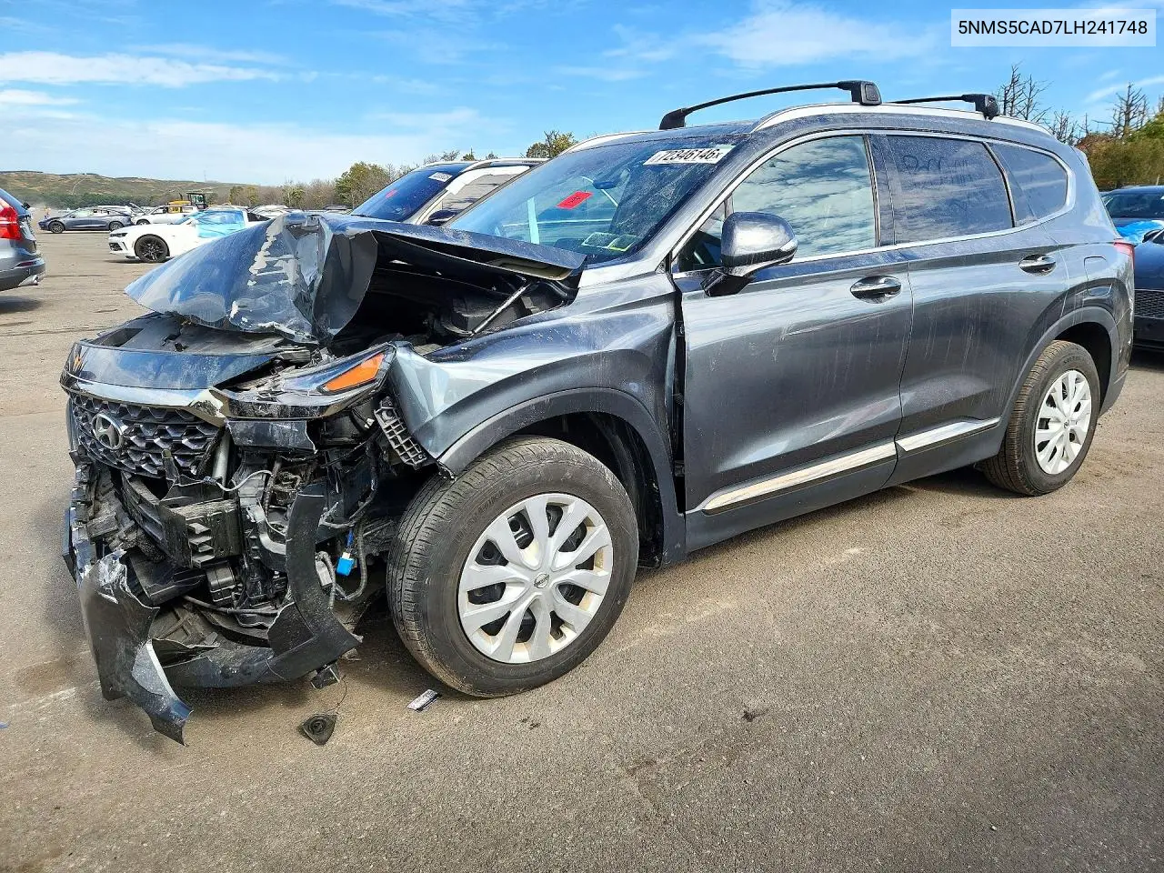 HYUNDAI SANTA FE 2020, VIN 5NMS5CAD7LH241748