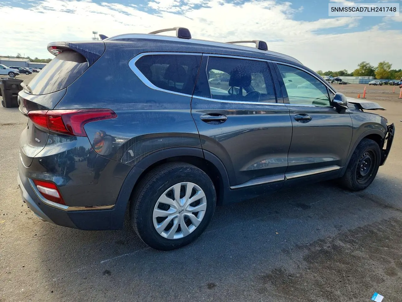 2020 HYUNDAI SANTA FE VIN 5NMS5CAD7LH241748 — фото 3