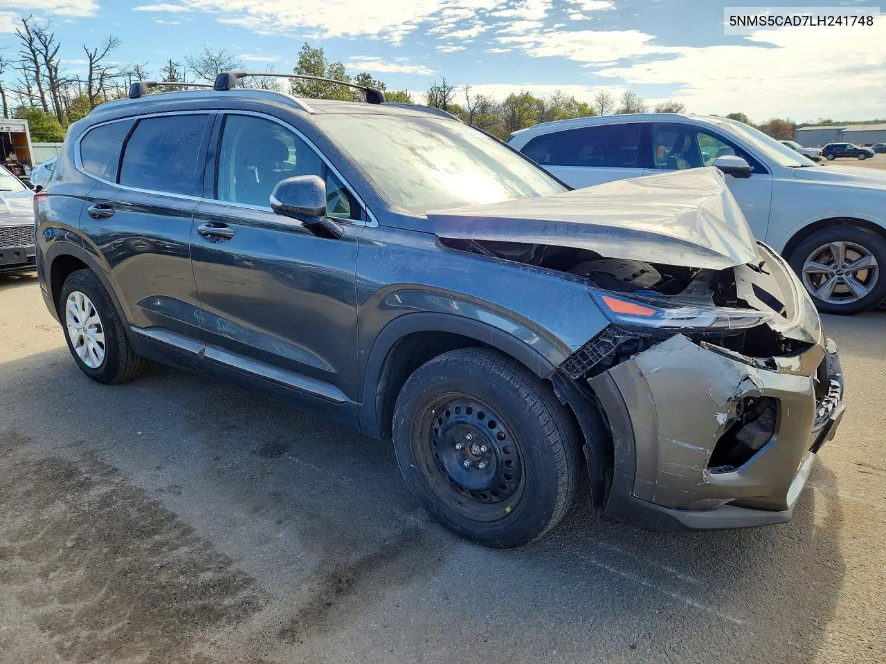 2020 HYUNDAI SANTA FE VIN 5NMS5CAD7LH241748 — фото 4