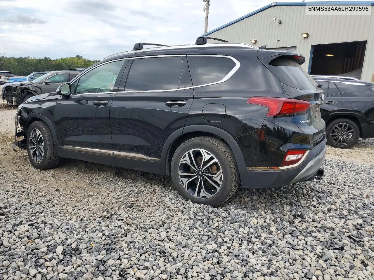 2020 HYUNDAI SANTA FE VIN 5NMS53AA6LH299596 — фото 2