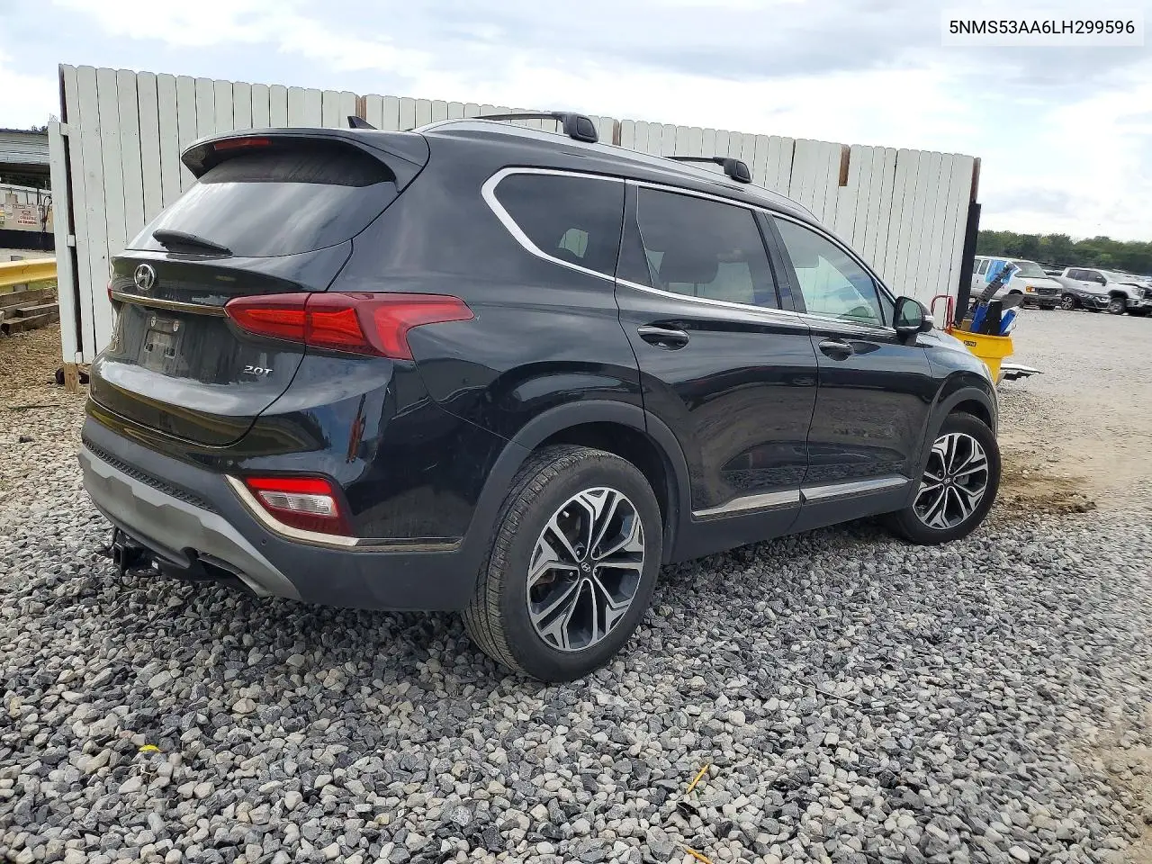 2020 HYUNDAI SANTA FE VIN 5NMS53AA6LH299596 — фото 3