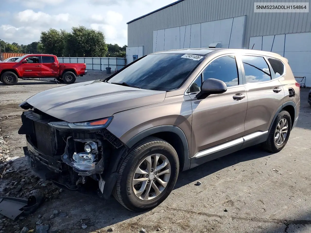 HYUNDAI SANTA FE 2020, VIN 5NMS23AD0LH154864