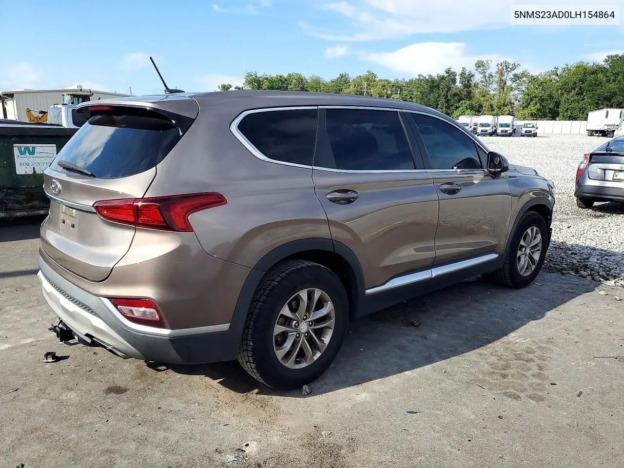 2020 HYUNDAI SANTA FE VIN 5NMS23AD0LH154864 — фото 3