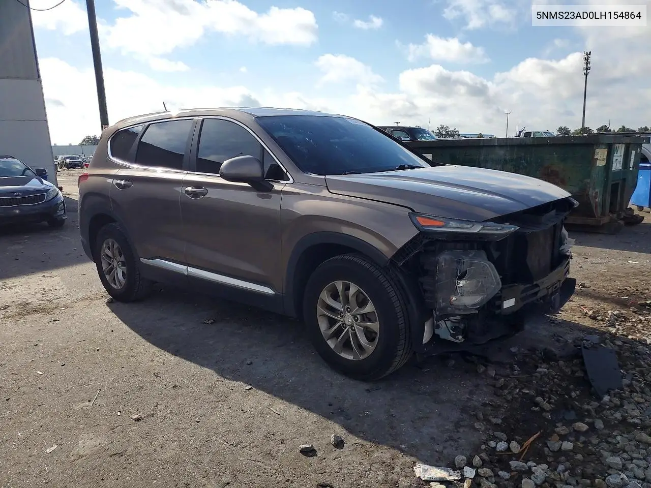 2020 HYUNDAI SANTA FE VIN 5NMS23AD0LH154864 — фото 4