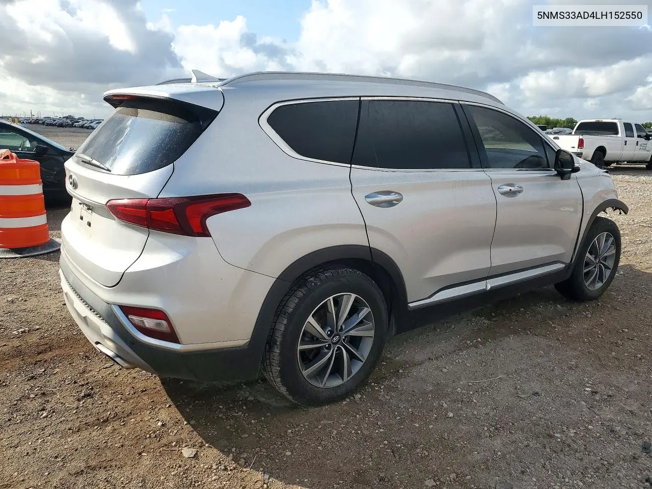 2020 HYUNDAI SANTA FE VIN 5NMS33AD4LH152550 — фото 3