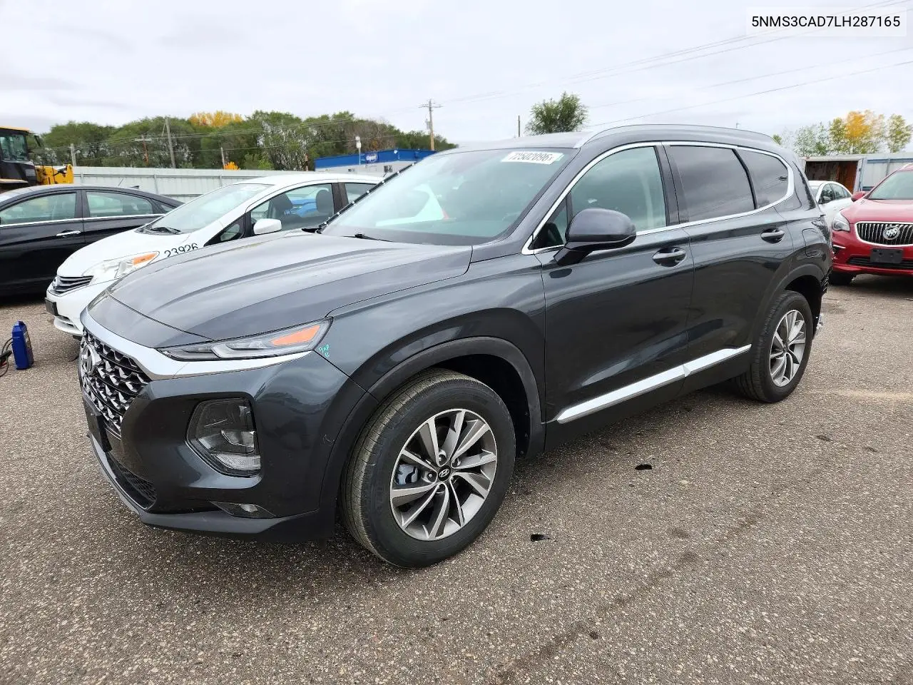 HYUNDAI SANTA FE 2020, VIN 5NMS3CAD7LH287165