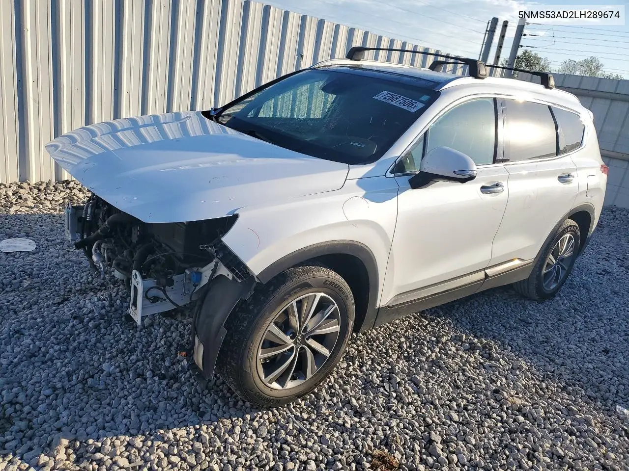 HYUNDAI SANTA FE 2020, VIN 5NMS53AD2LH289674