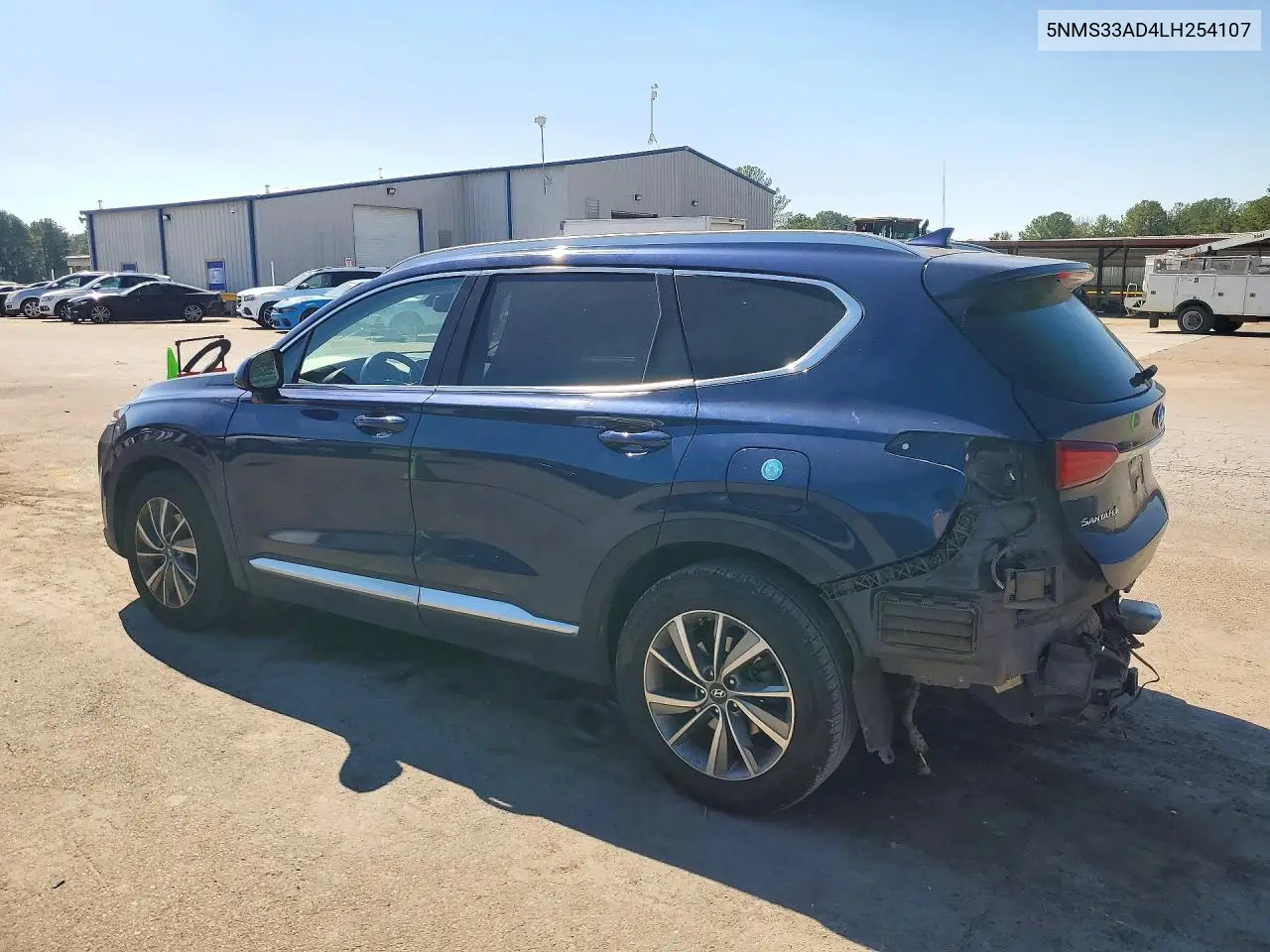 2020 HYUNDAI SANTA FE VIN 5NMS33AD4LH254107 — фото 2