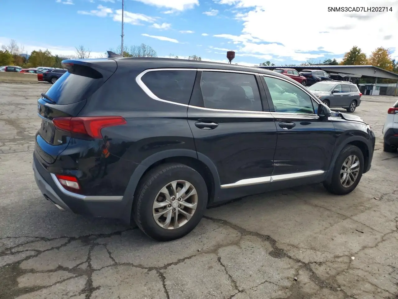 2020 HYUNDAI SANTA FE VIN 5NMS3CAD7LH202714 — фото 3