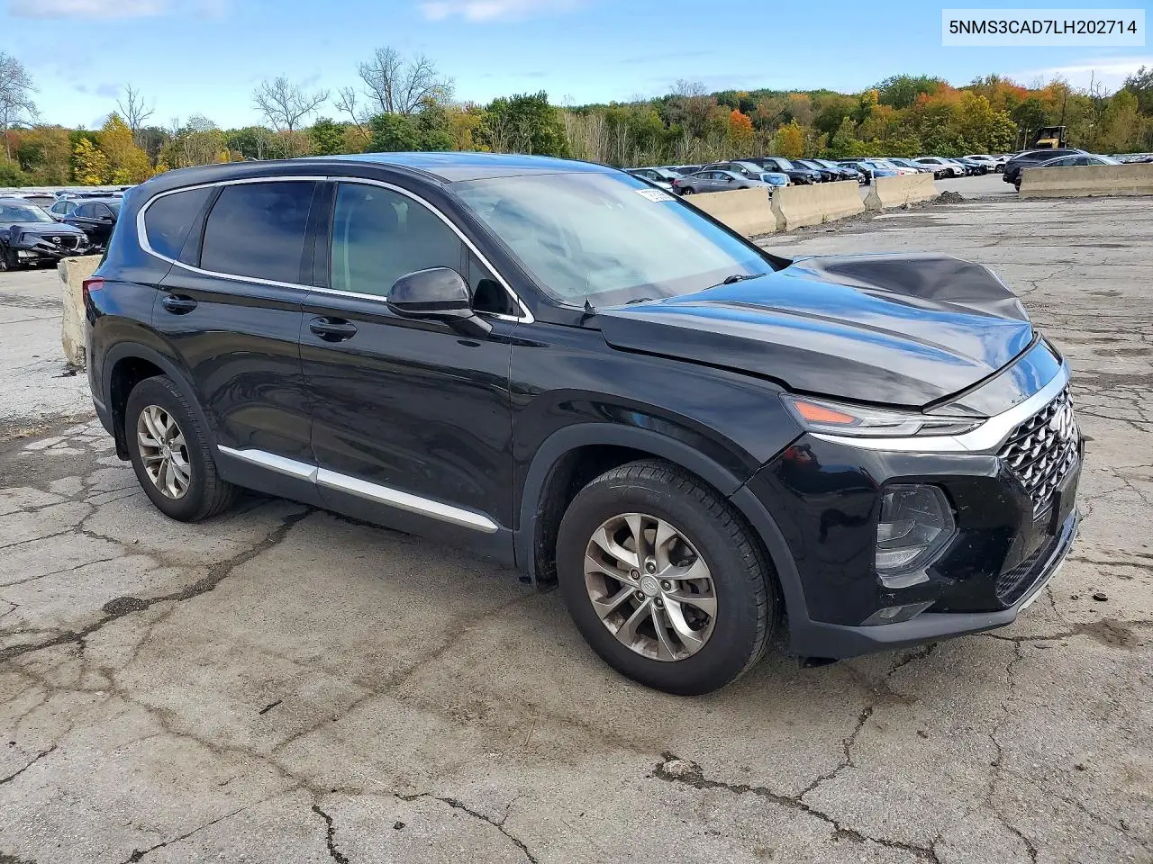 2020 HYUNDAI SANTA FE VIN 5NMS3CAD7LH202714 — фото 4