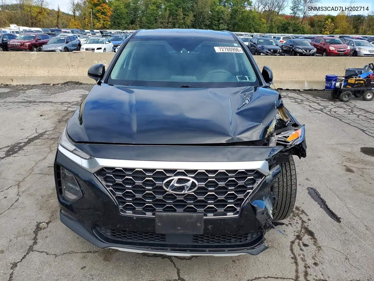 2020 HYUNDAI SANTA FE VIN 5NMS3CAD7LH202714 — фото 5