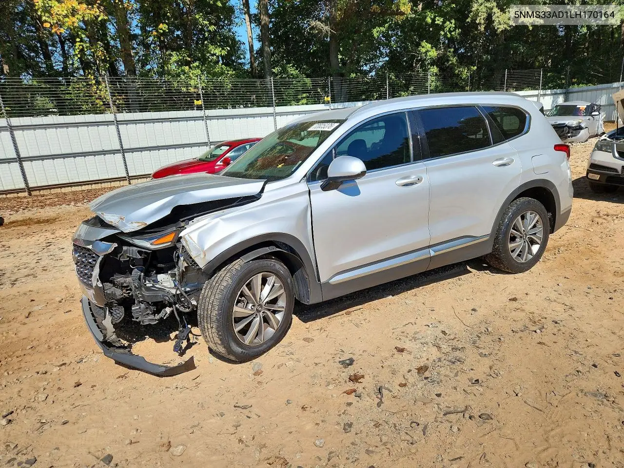 HYUNDAI SANTA FE 2020, VIN 5NMS33AD1LH170164