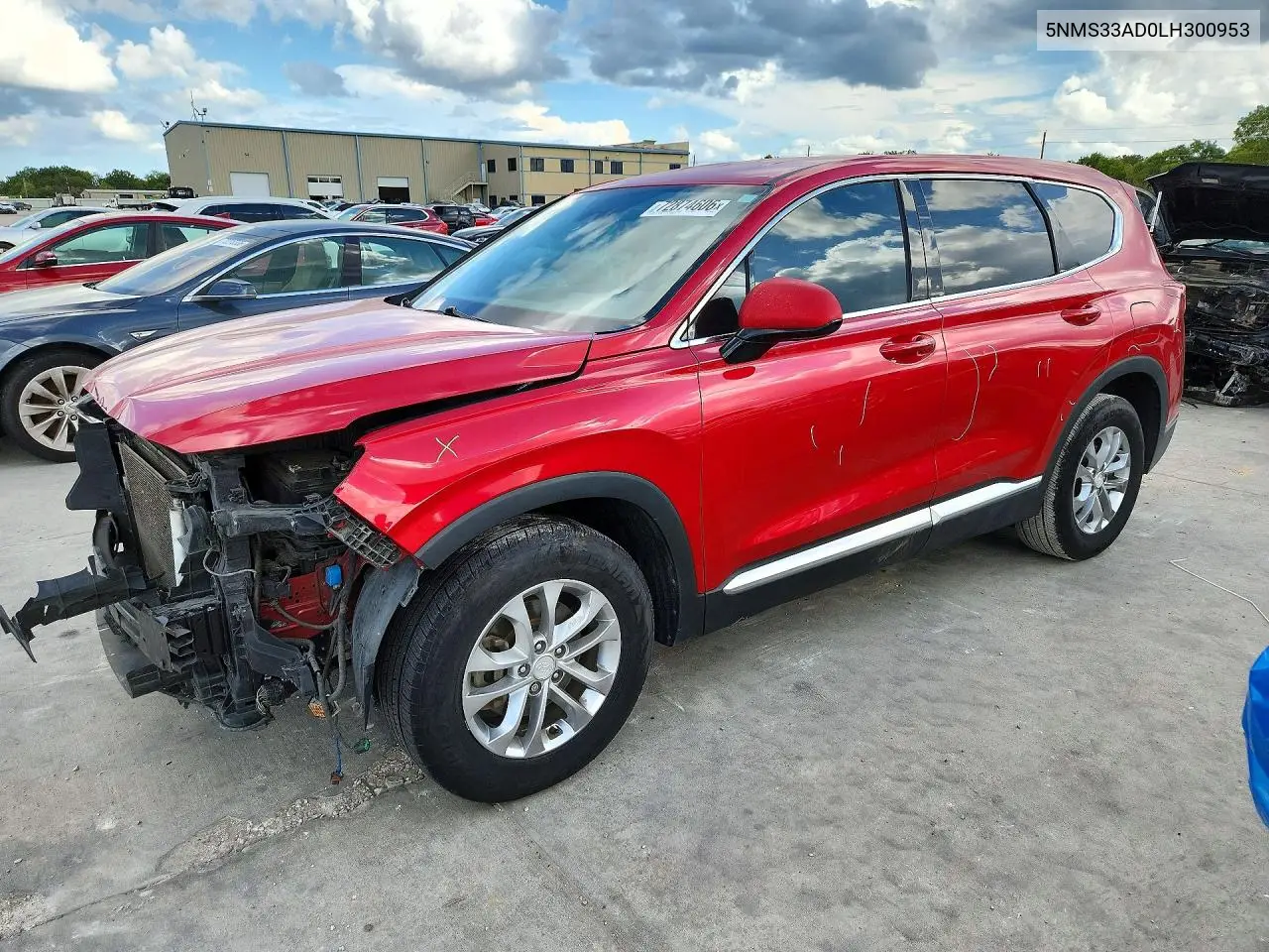 HYUNDAI SANTA FE 2020, VIN 5NMS33AD0LH300953