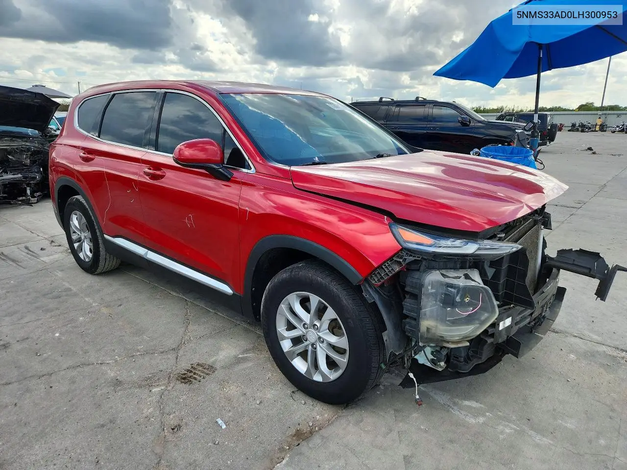 2020 HYUNDAI SANTA FE VIN 5NMS33AD0LH300953 — фото 4
