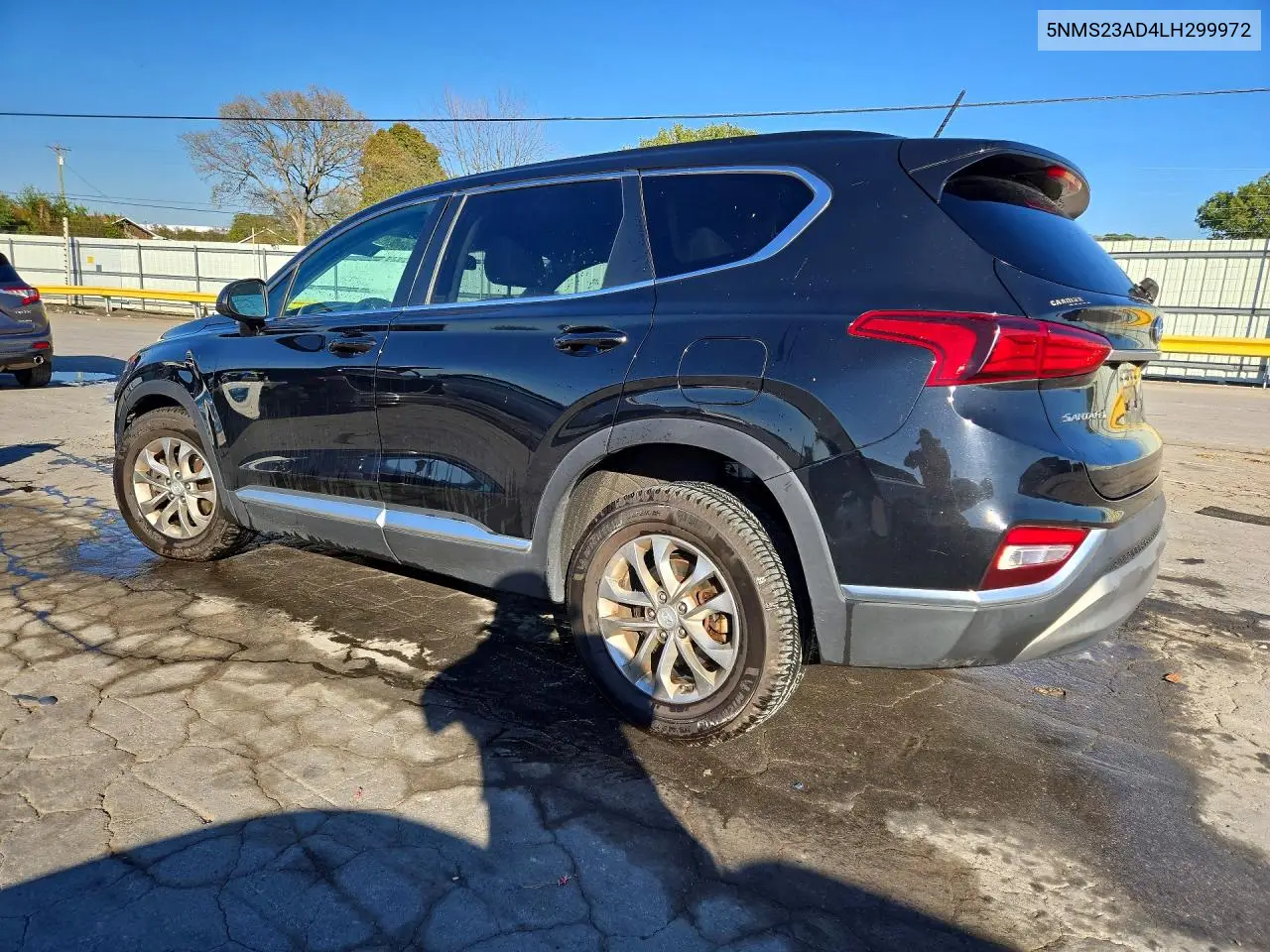 2020 HYUNDAI SANTA FE VIN 5NMS23AD4LH299972 — фото 2