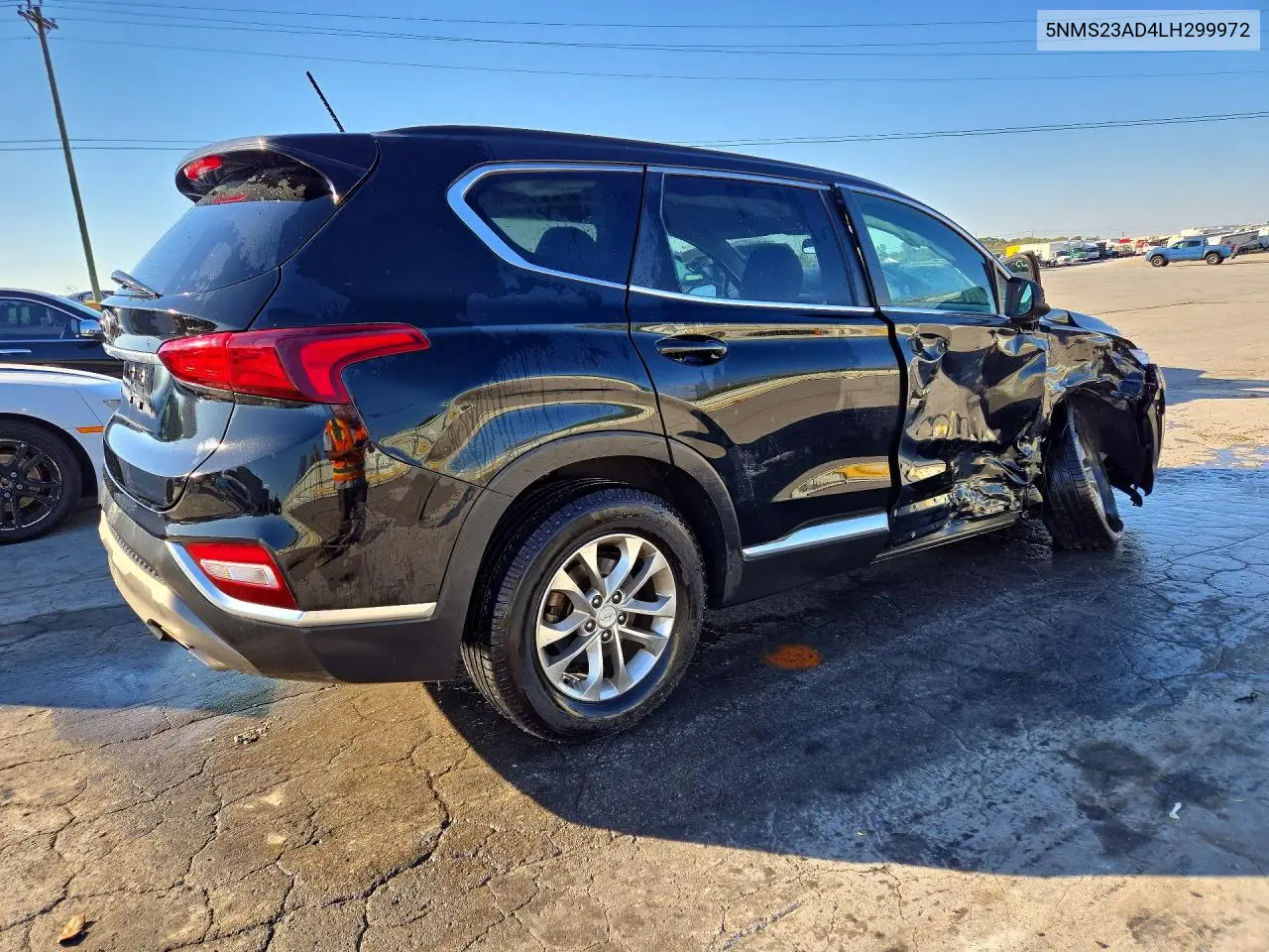 2020 HYUNDAI SANTA FE VIN 5NMS23AD4LH299972 — фото 3