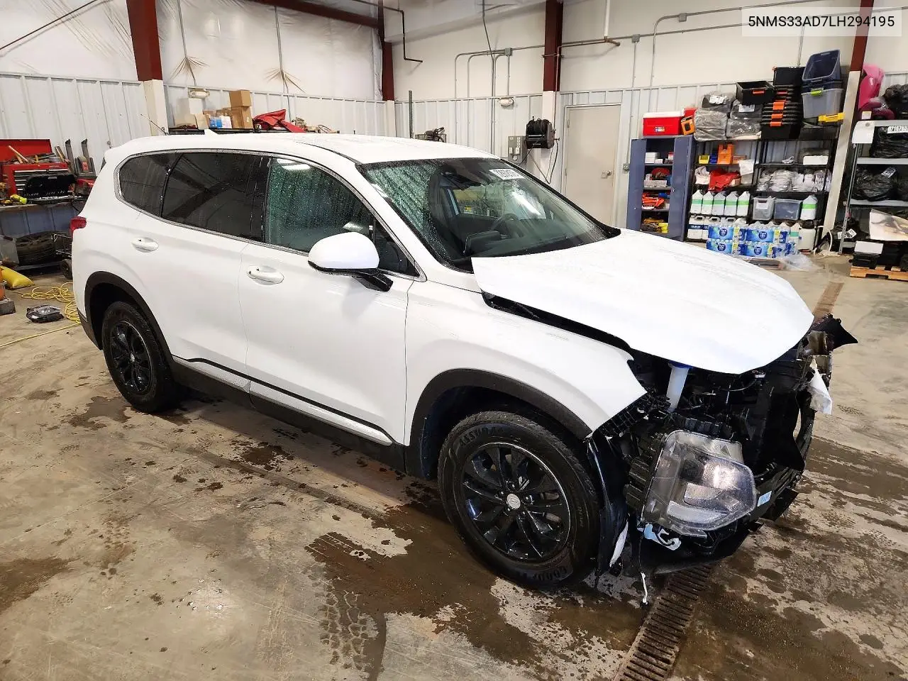 2020 HYUNDAI SANTA FE VIN 5NMS33AD7LH294195 — фото 4