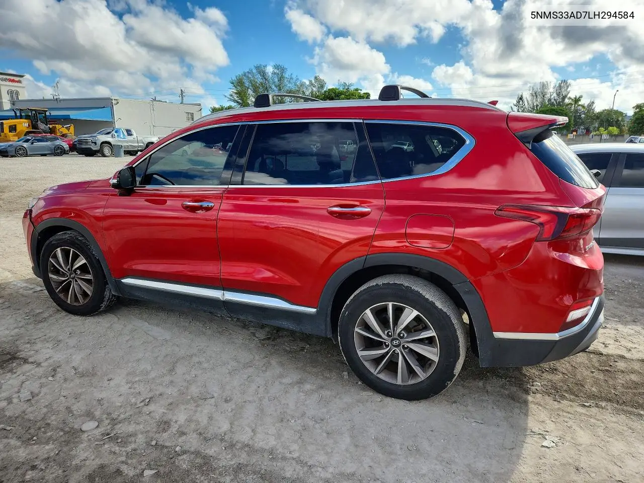 2020 HYUNDAI SANTA FE VIN 5NMS33AD7LH294584 — фото 2