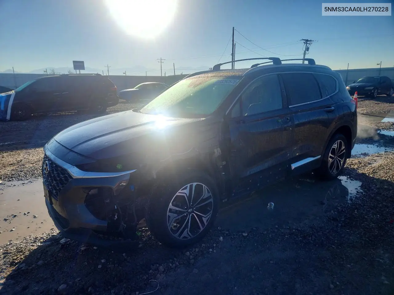 HYUNDAI SANTA FE 2020, VIN 5NMS3CAA0LH270228