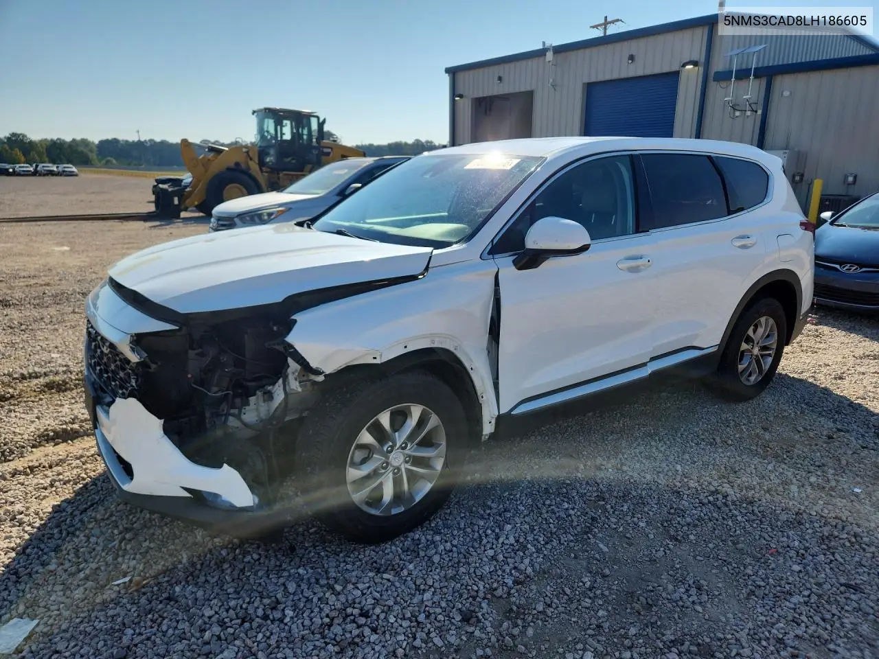 HYUNDAI SANTA FE 2020, VIN 5NMS3CAD8LH186605