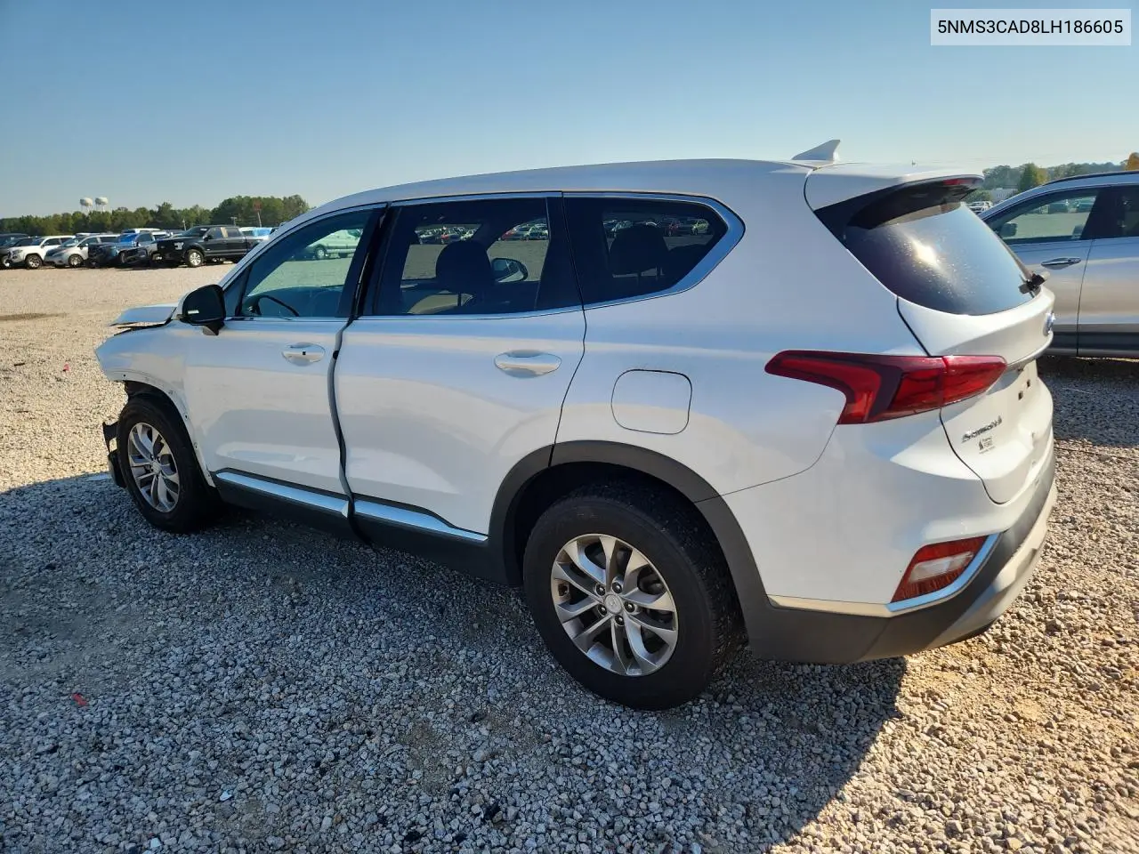 2020 HYUNDAI SANTA FE VIN 5NMS3CAD8LH186605 — фото 2