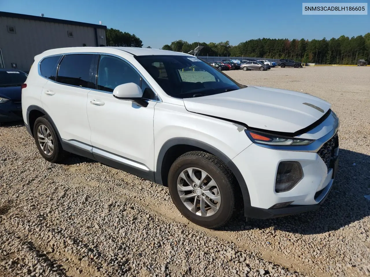 2020 HYUNDAI SANTA FE VIN 5NMS3CAD8LH186605 — фото 4