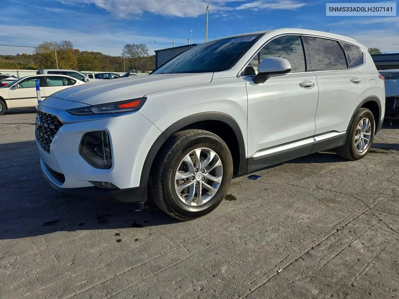 HYUNDAI SANTA FE 2020, VIN 5NMS33AD0LH207141